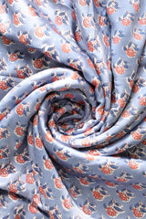 Fabrics - Satin Modal Handblock fabrics