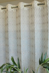 Curtains -Premium embroidery sheer curtain