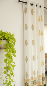 curtains-Handblock printed curtains