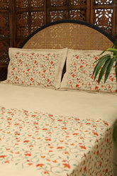 King : Spread : Embroidery Jute Bedspread