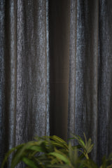 Curtain - Opaque solid plain curtains : Grey