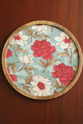 Round Platter Tray Enamel Coated Serving Tray