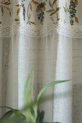 Curtains -Premium embroidery sheer curtain