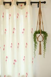 Curtains - Opaque floral curtains