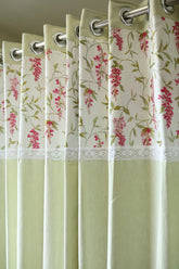 Curtains - Premium Embroidery designer opaque curtains prebooking (description )