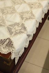 Table cloth crochet - 4 seater