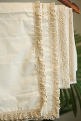 Bedsheets - Premium designer Queen bedsheets dd lace