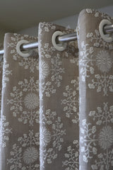 Curtains - Premium embroidery designer curtains semi Transparent/sheer vedic prebooking