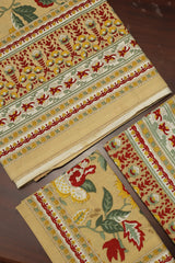 Bedsheets - Queen handblock rajwada print bedsheets