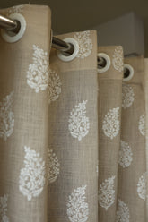 Curtains -Premium embroidery designer curtains semi Transparent/Semi sheer