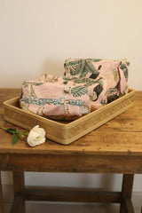 Bags- Quilted pouches/makeup
(Set of 3)