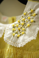 Kids dress - Hakoba with embroidery 12-18 months