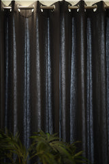 Curtain - Opaque solid plain curtains : Grey