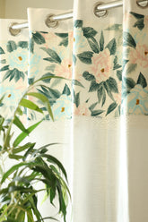 Curtains - Printed opaque curtains vintage floral