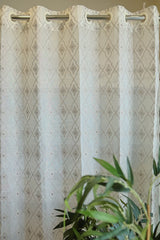 Curtains -Premium embroidery sheer curtain