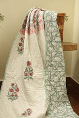 Single Quilt Handblock print