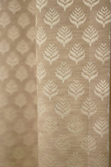Curtains-Opaque self printed designer curtains