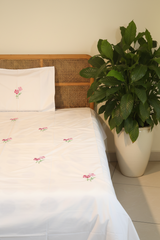 Bedsheets - Single Embroidery bedsheets