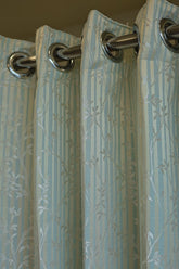 Curtains-Opaque self printed texture curtains