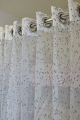 Curtains-Premium embroidery sheer curtains