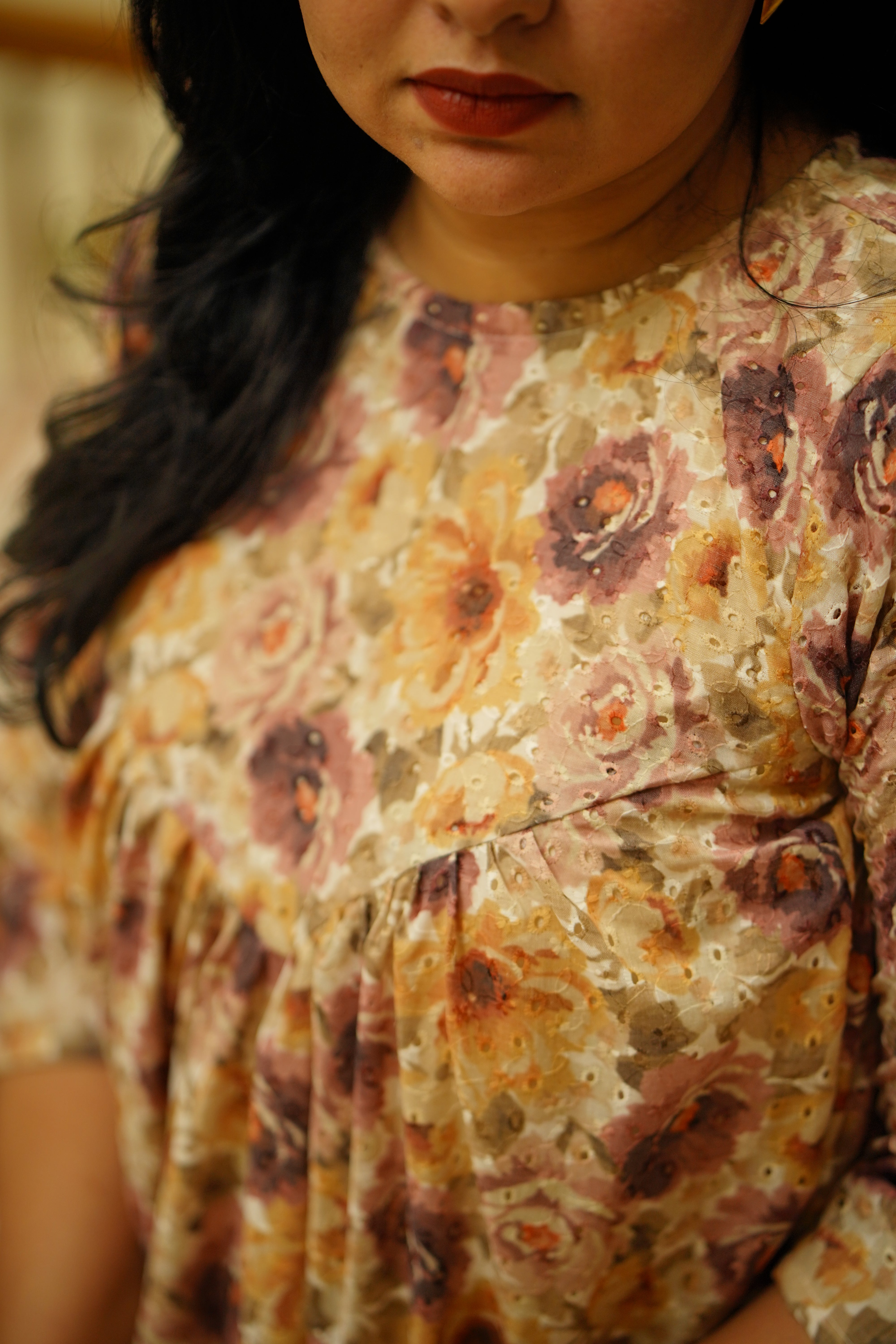 Sale Floral Hackoba Dress