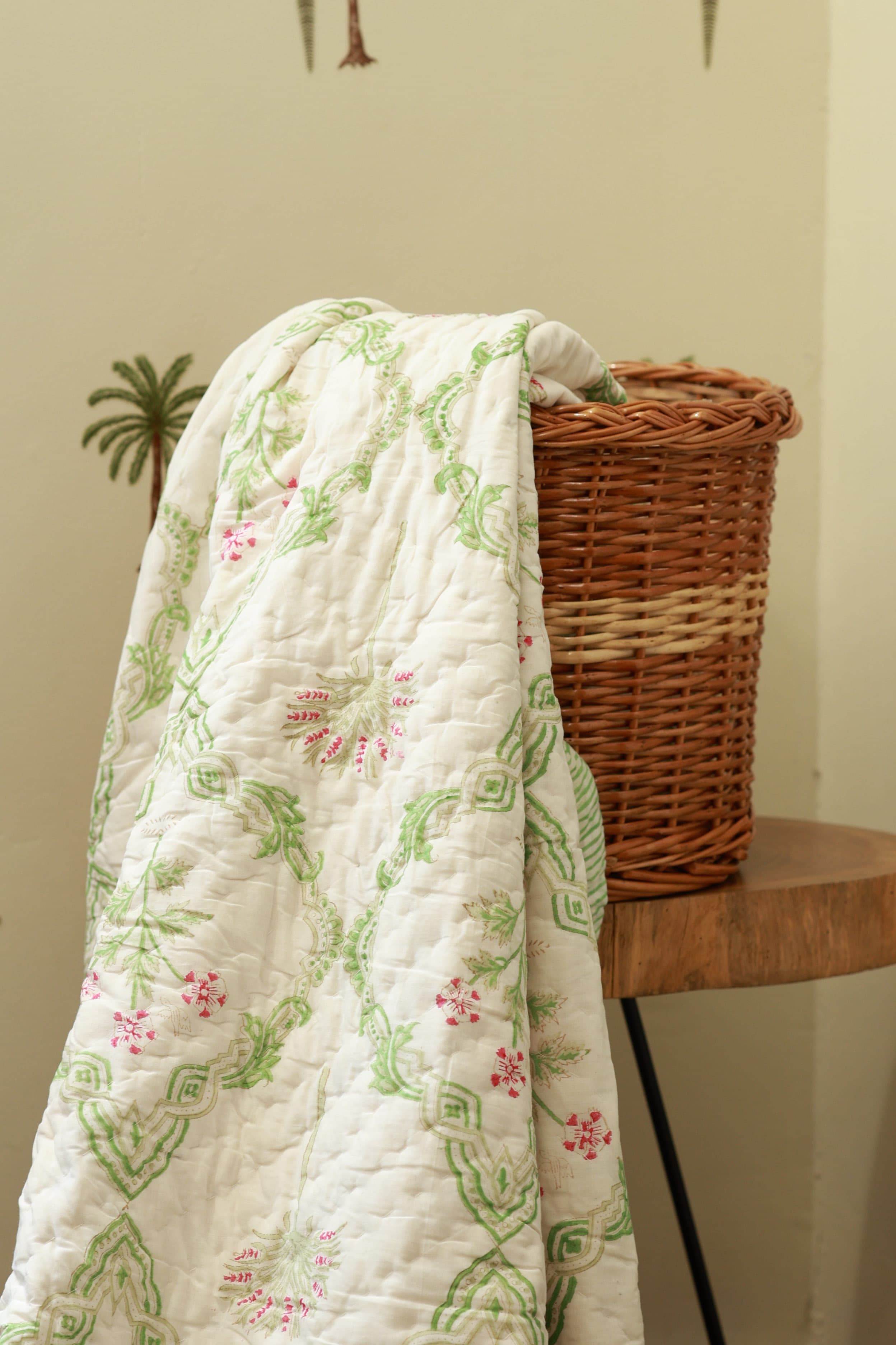 Single Quilt Handblock print