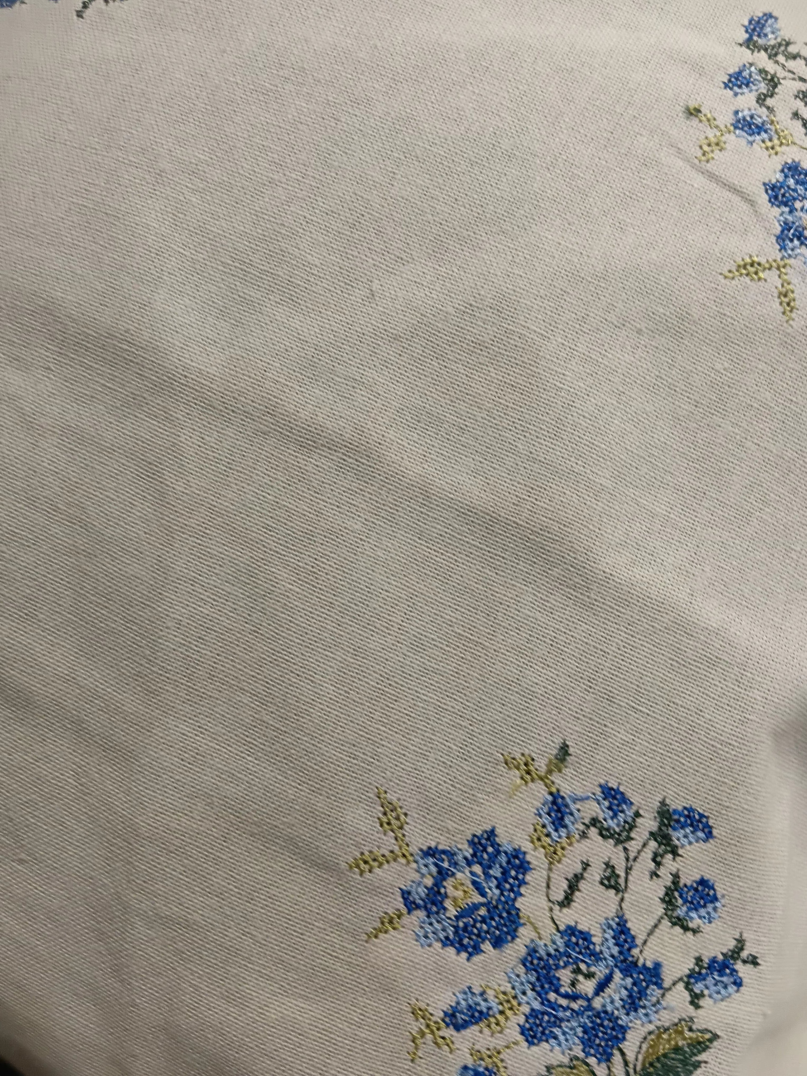 Cushion covers:Cross stitch embroidery 16*16 inches