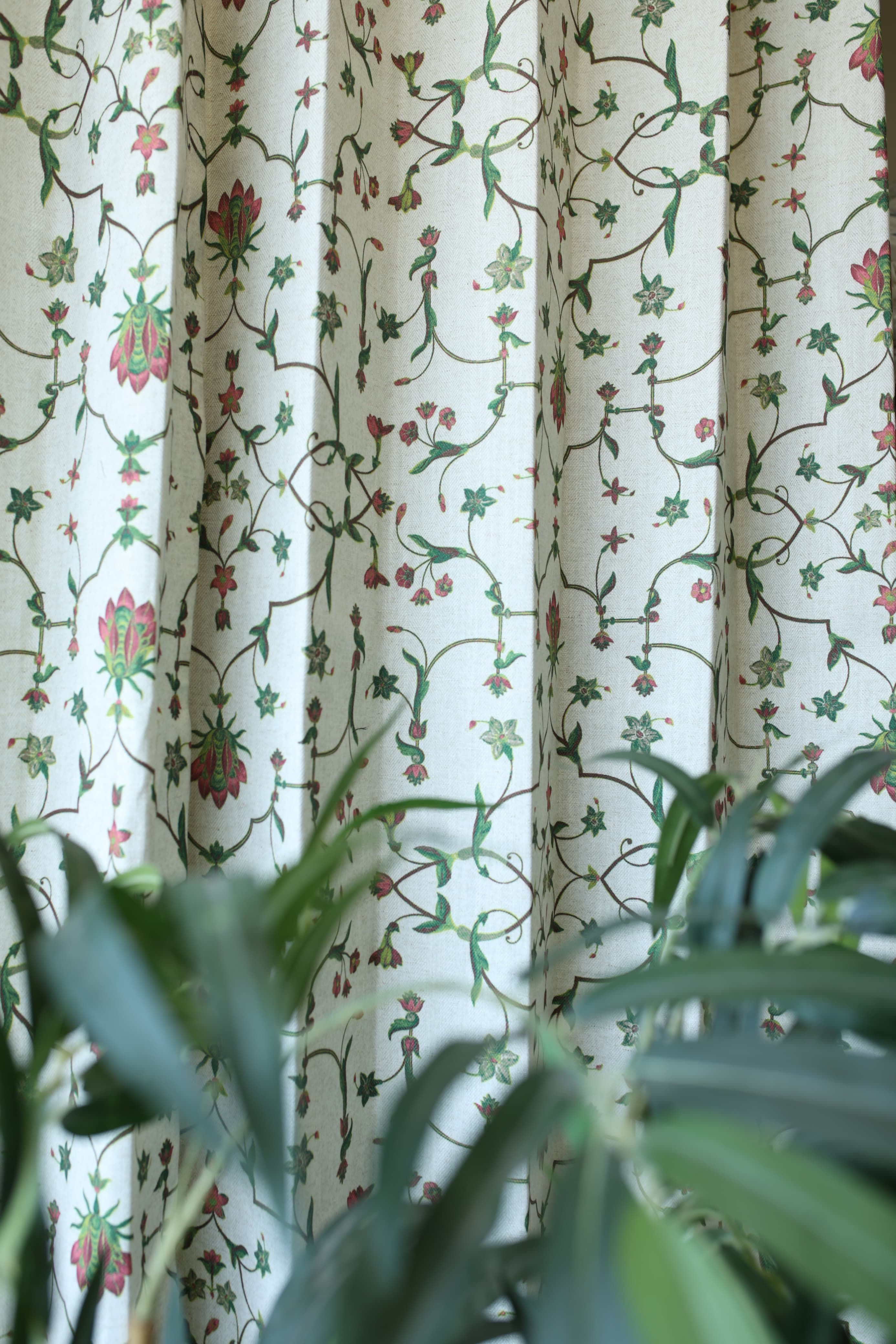 Curtains - Premium Tajmahal floral Opaque curtains