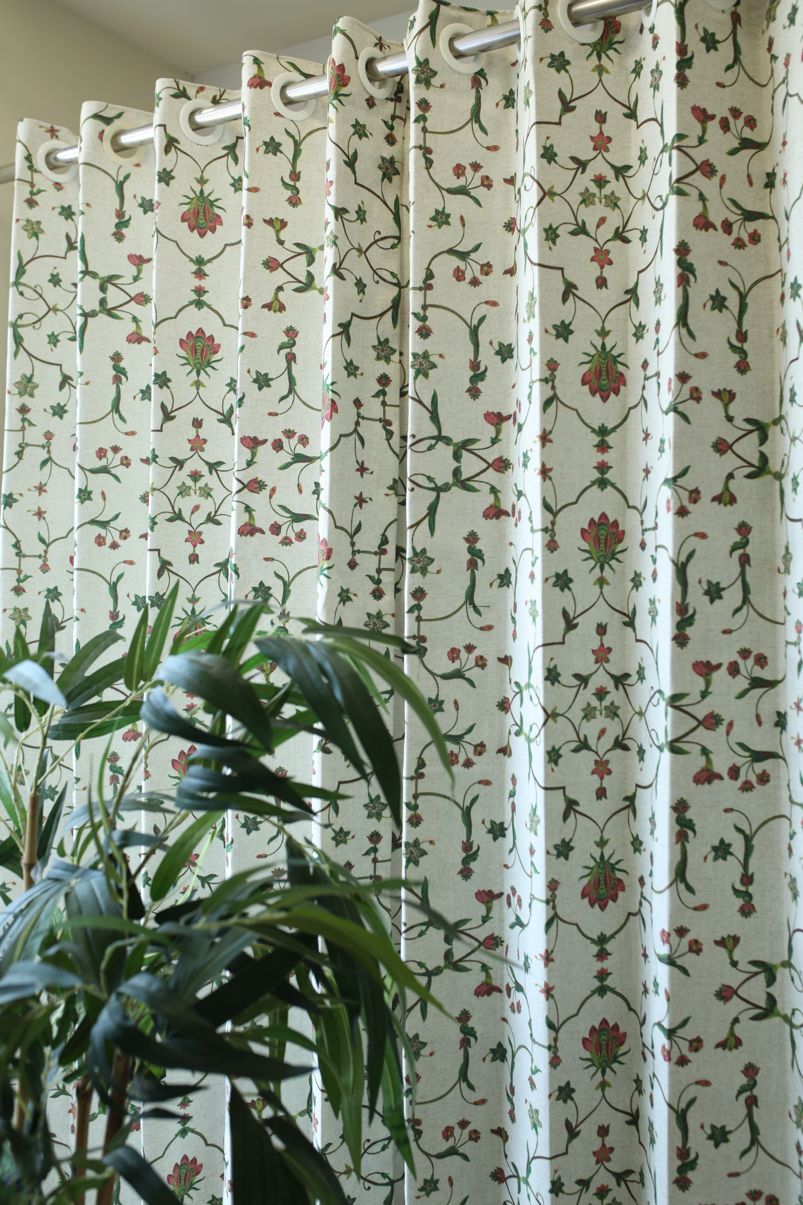 Curtains - Premium Tajmahal floral Opaque curtains