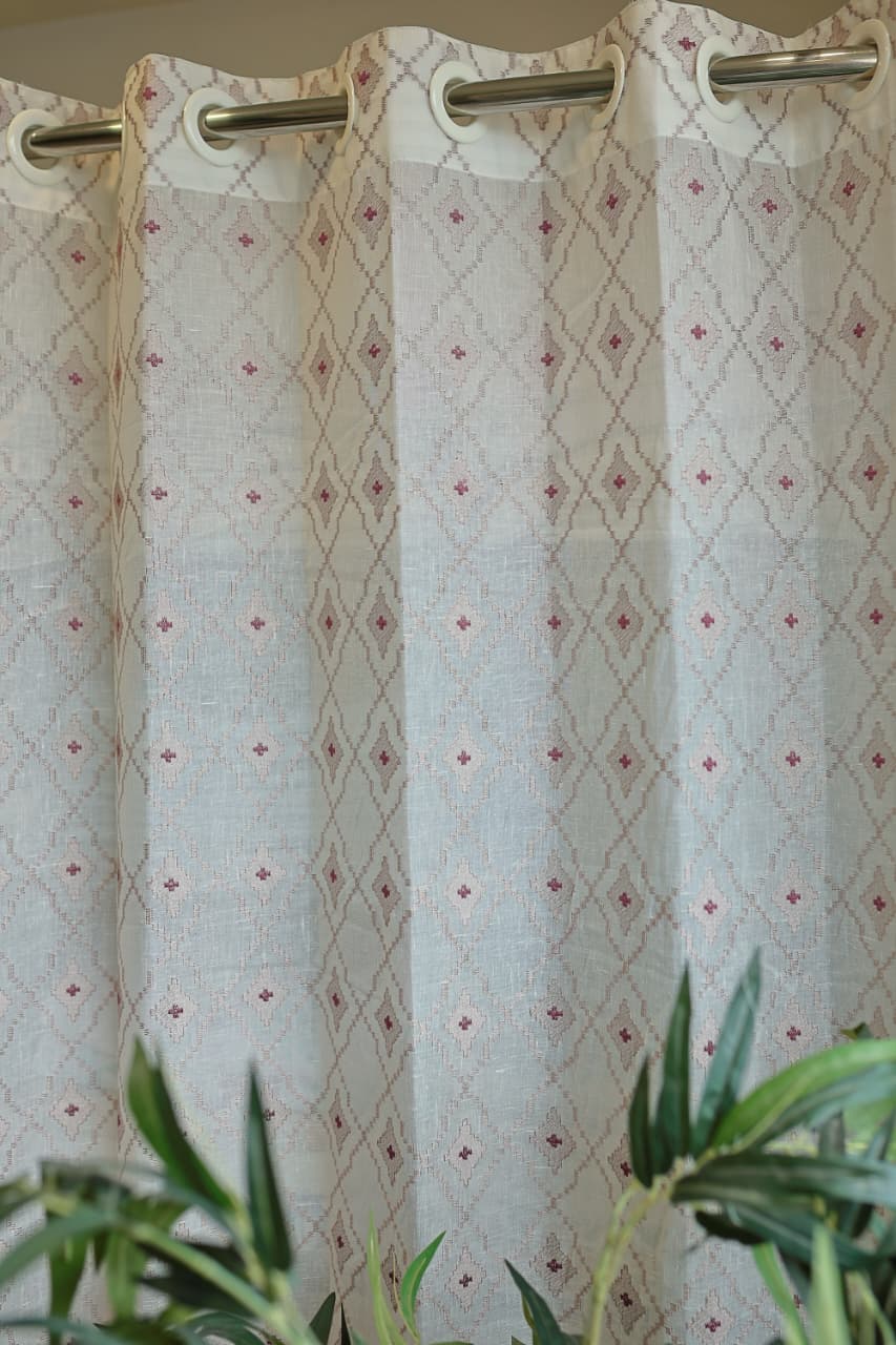 Curtains -Premium embroidery sheer curtain