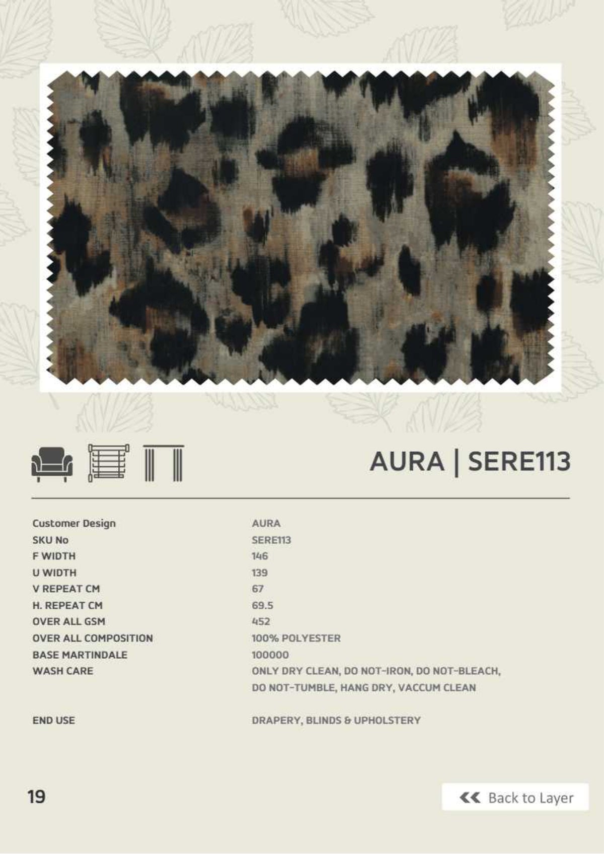 Upholstery fabrics-Animal prints