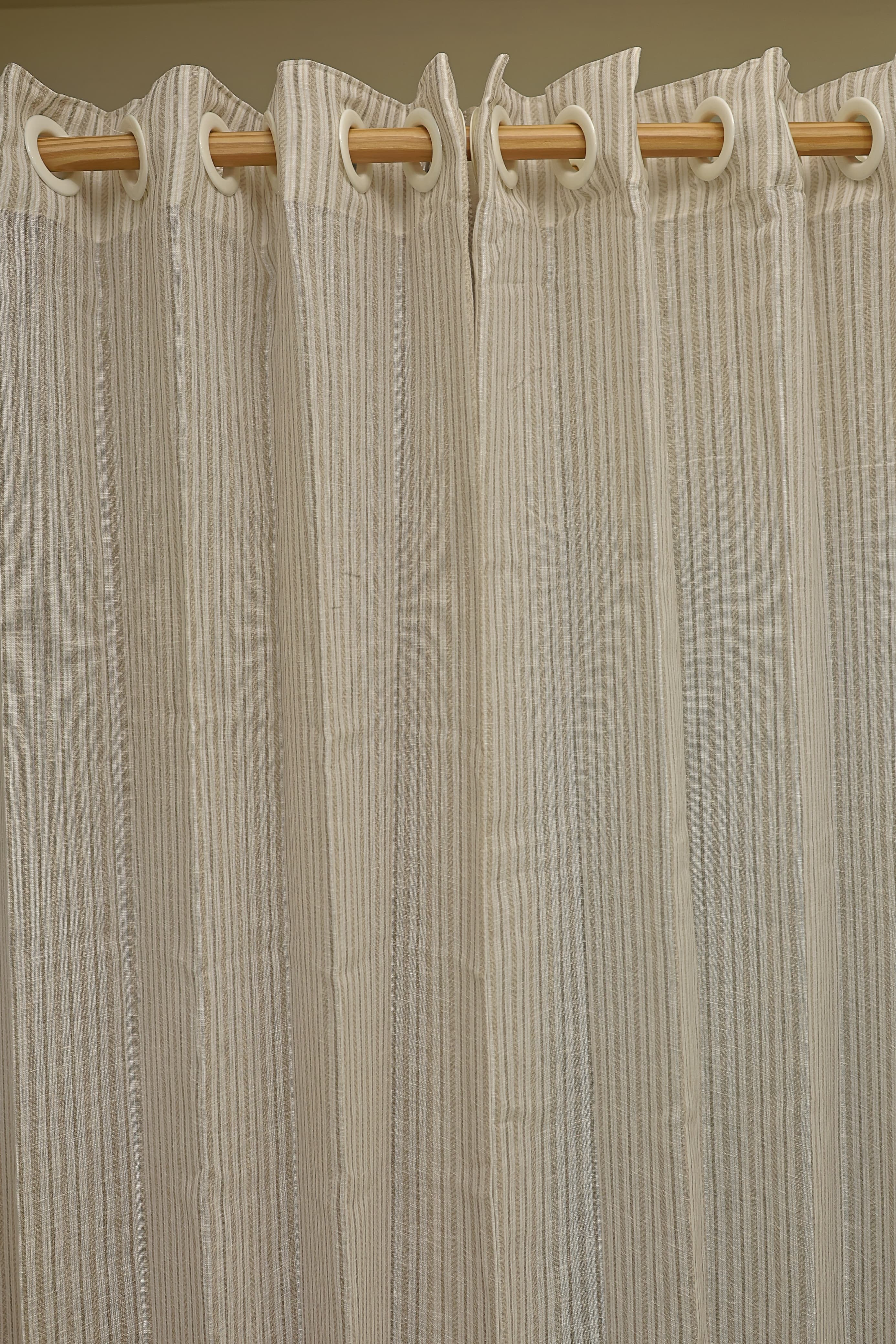Curtains - Self printed semi transparent / Semi sheer curtains