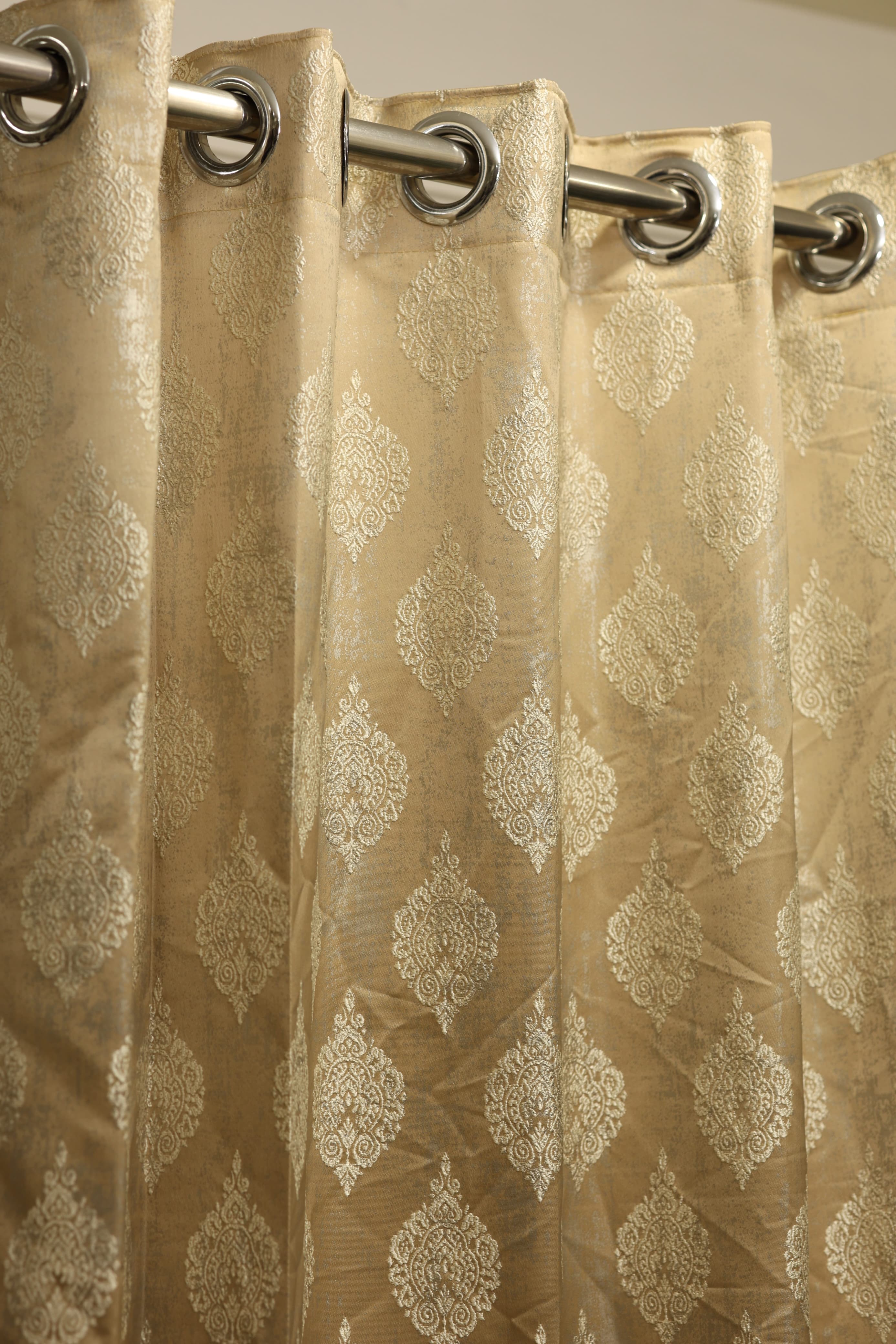 Curtains - Jacquard self printed curtains opaque