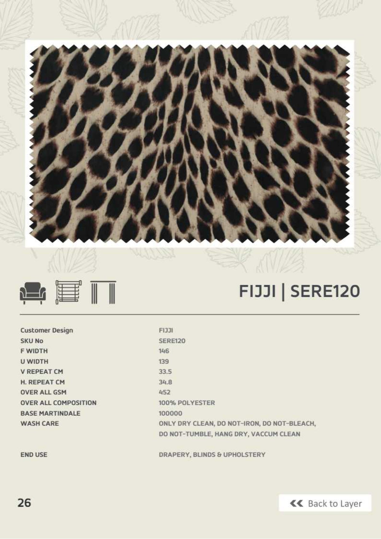 Upholstery fabrics-Animal prints