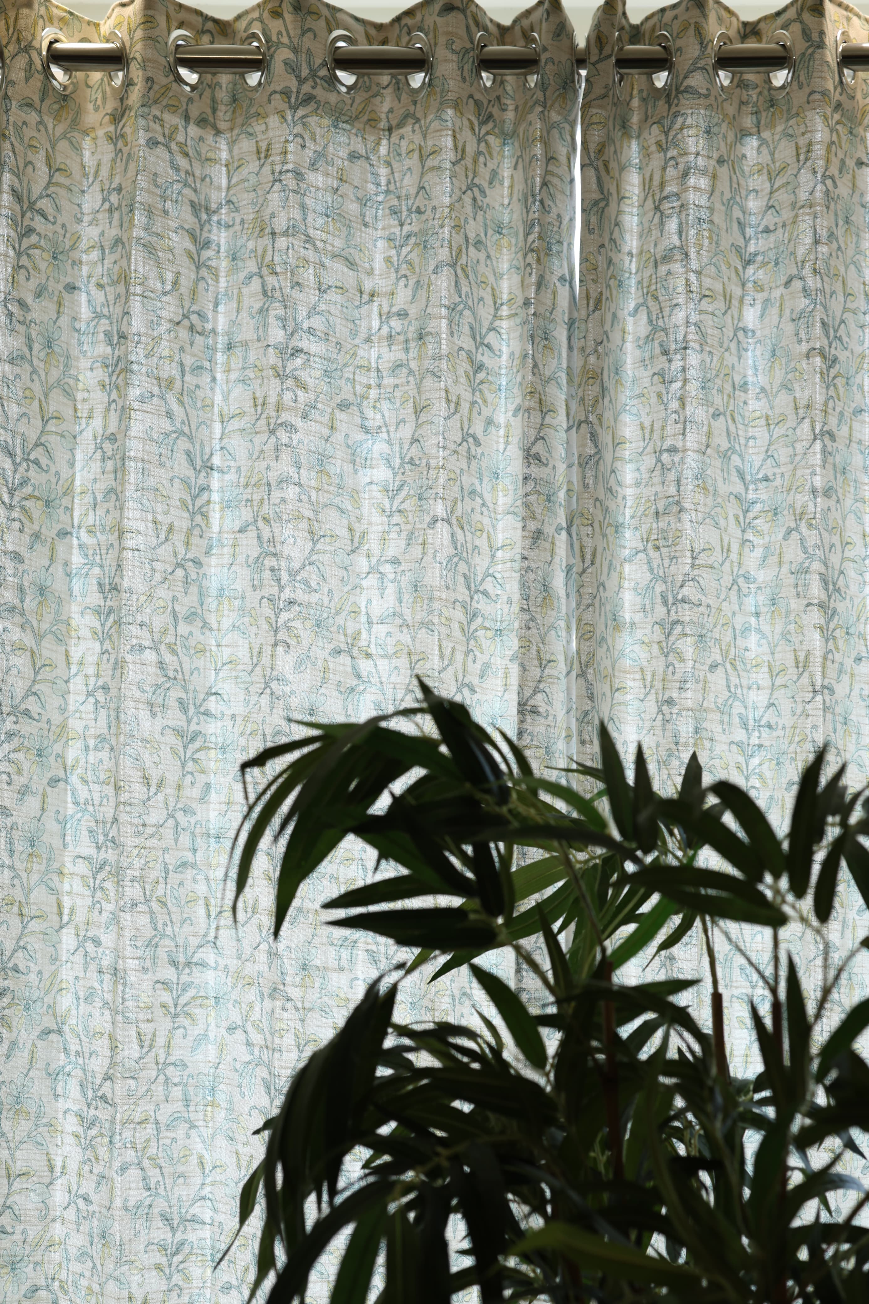 Curtains - Premium kantha print floral opaque curtains prebooking