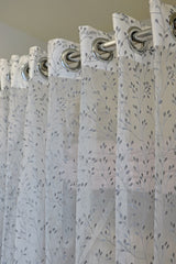 Curtains-Premium embroidery sheer curtains