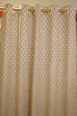 Curtains-Opaque self printed designer curtains