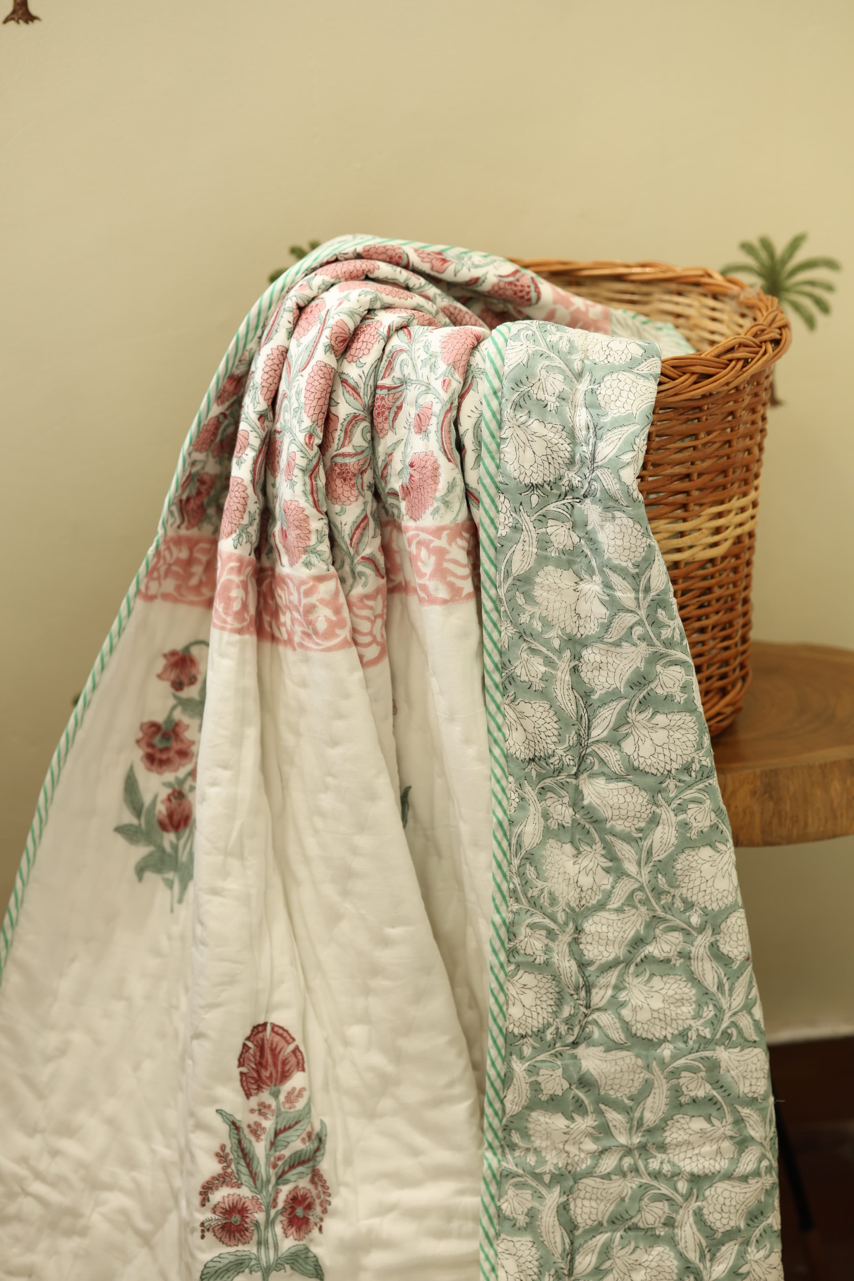 Single Quilt Handblock print