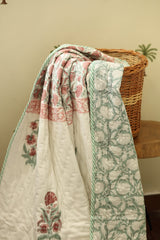 Single Quilt Handblock print