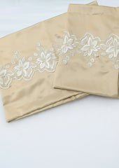 Bedsheets-Queen Silky lace bedsheets