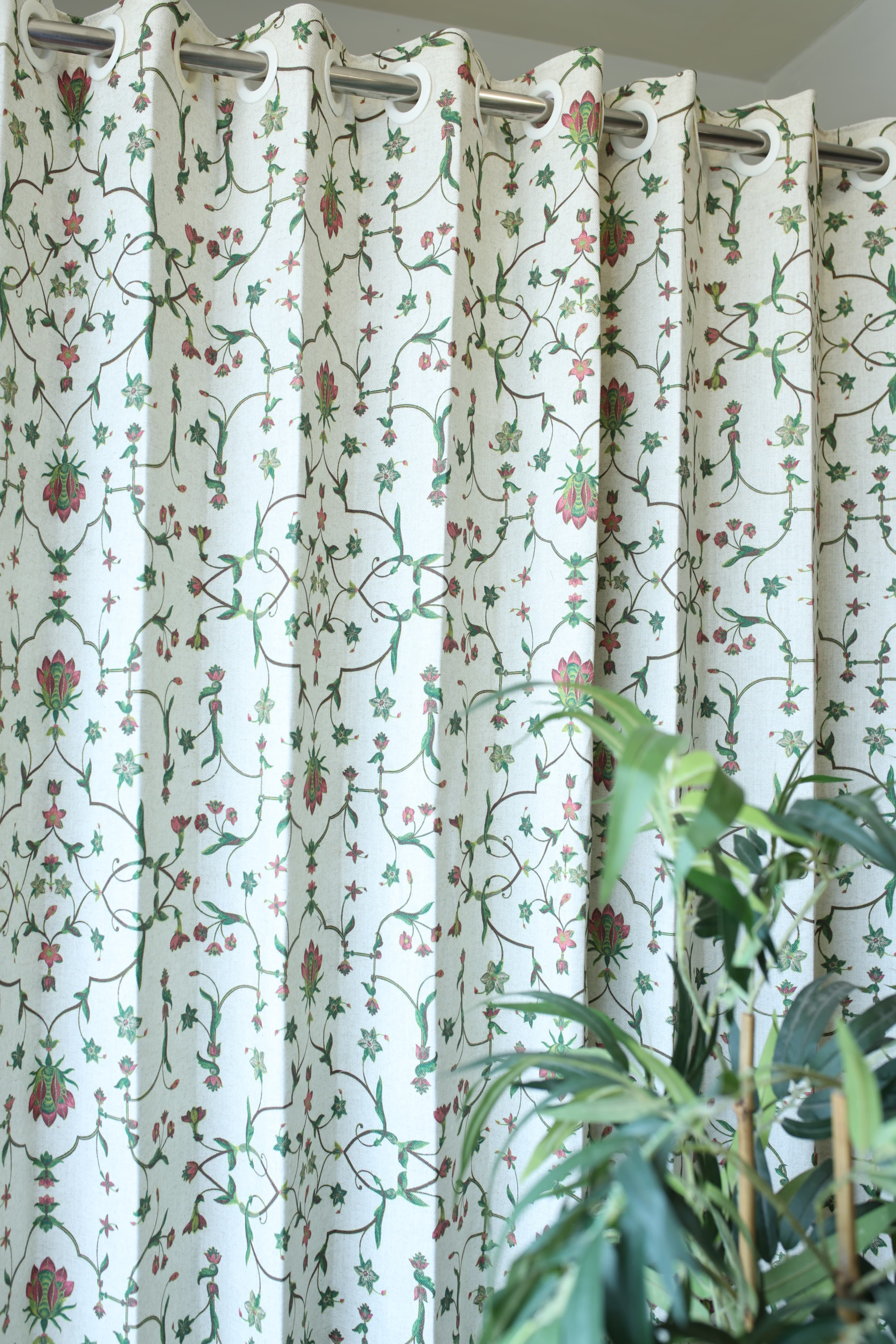Curtains - Premium Tajmahal floral Opaque curtains