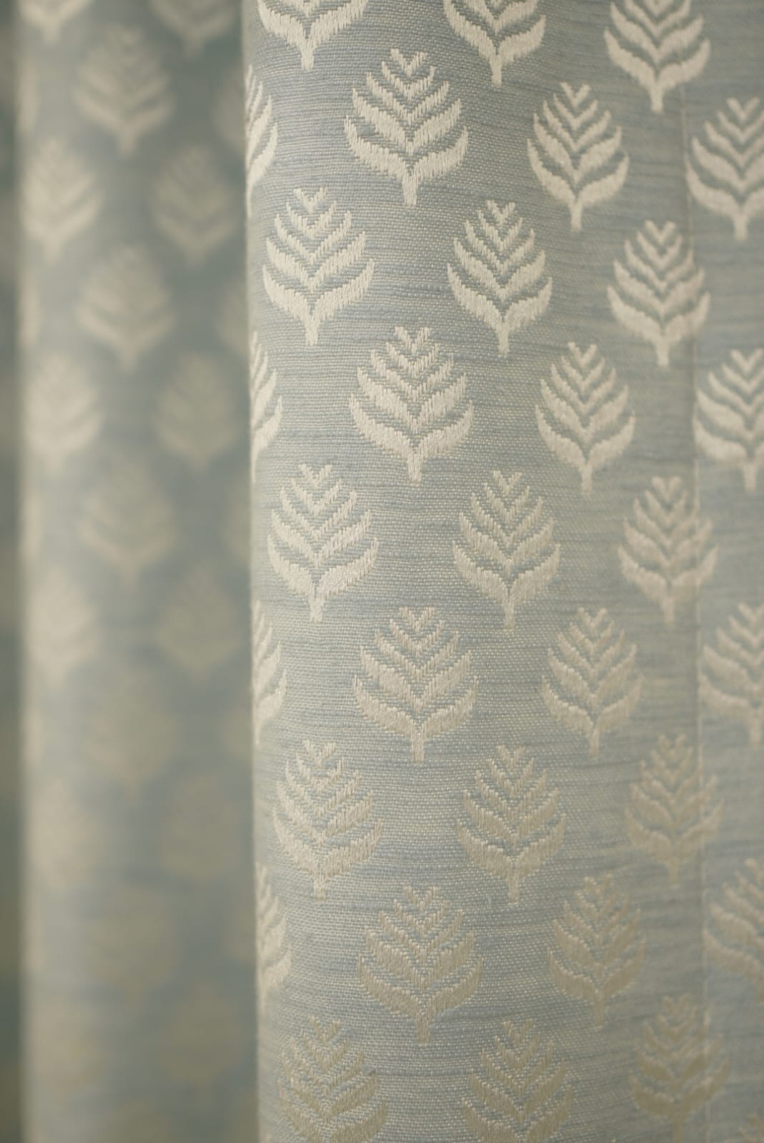 Curtains-Opaque self printed designer curtains