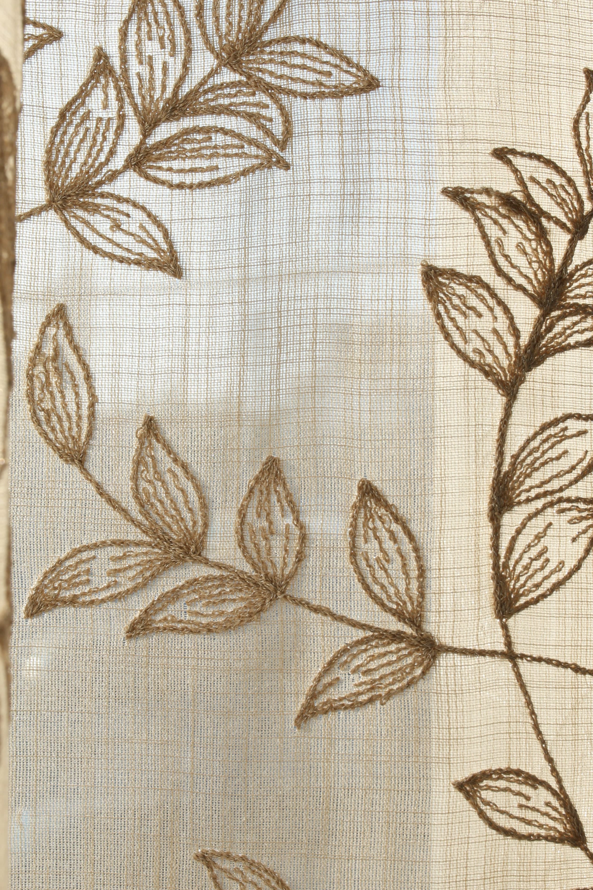 Curtains - Premium Embroidery sheer curtains verbena zinnia prebooking