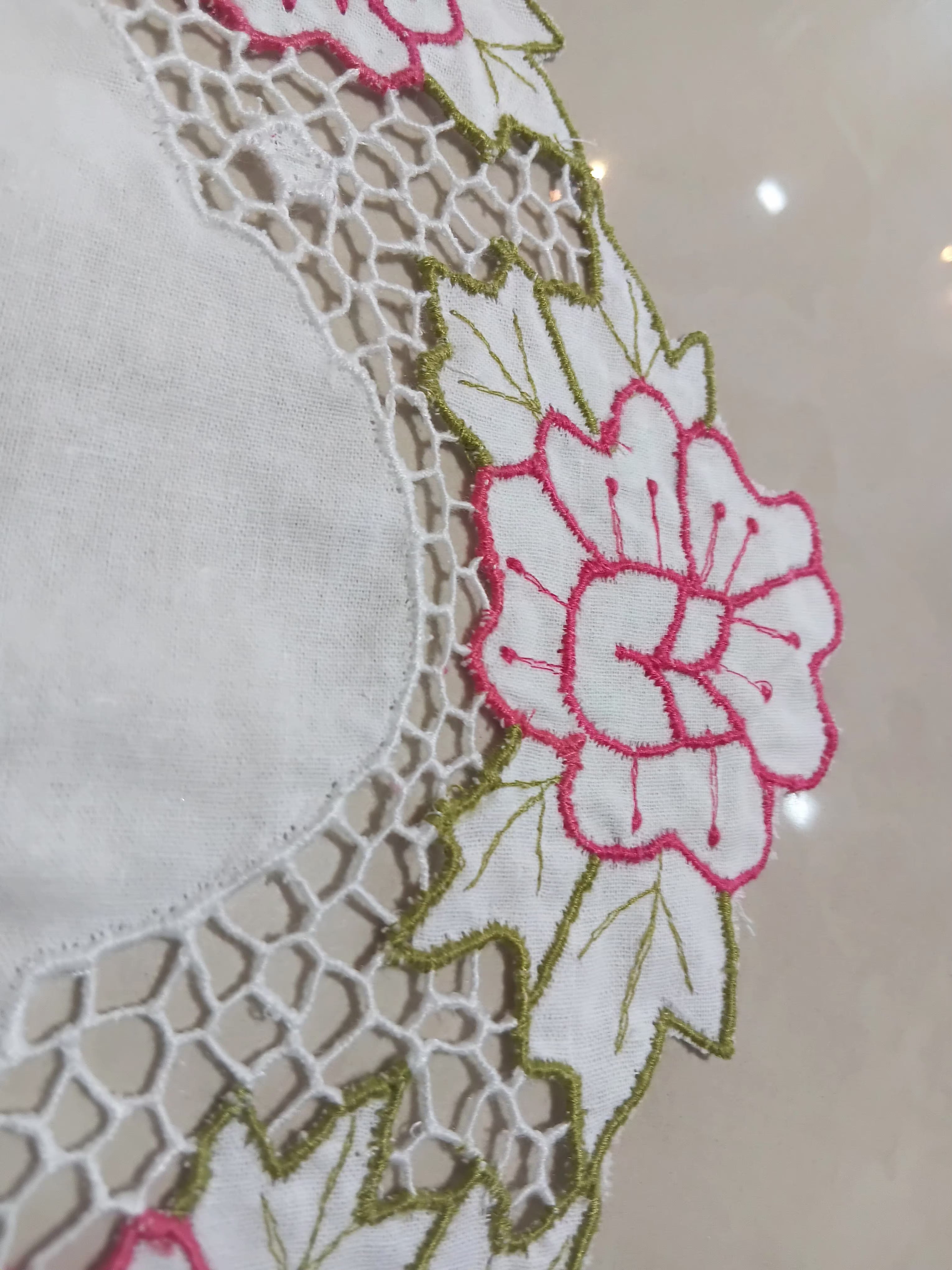 Table Centers Cutwork