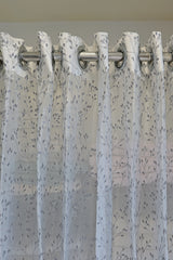 Curtains-Premium embroidery sheer curtains