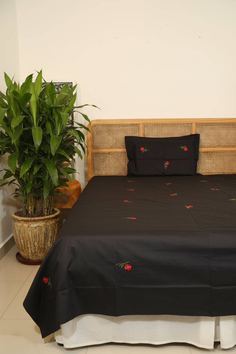 Bedsheets - Single Embroidery bedsheets
