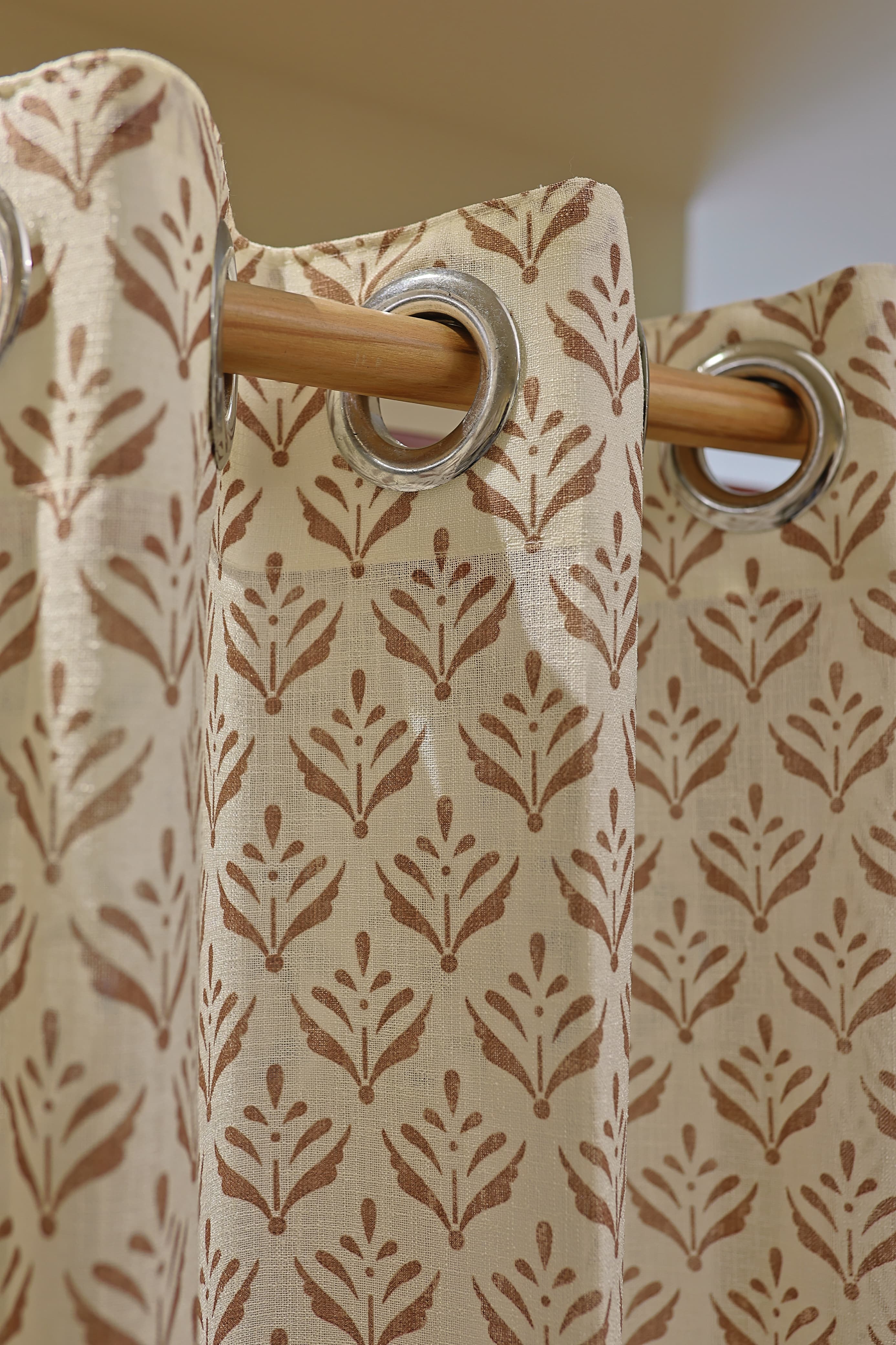 Curtains - Premium printed sheer curtains prebooking (description )