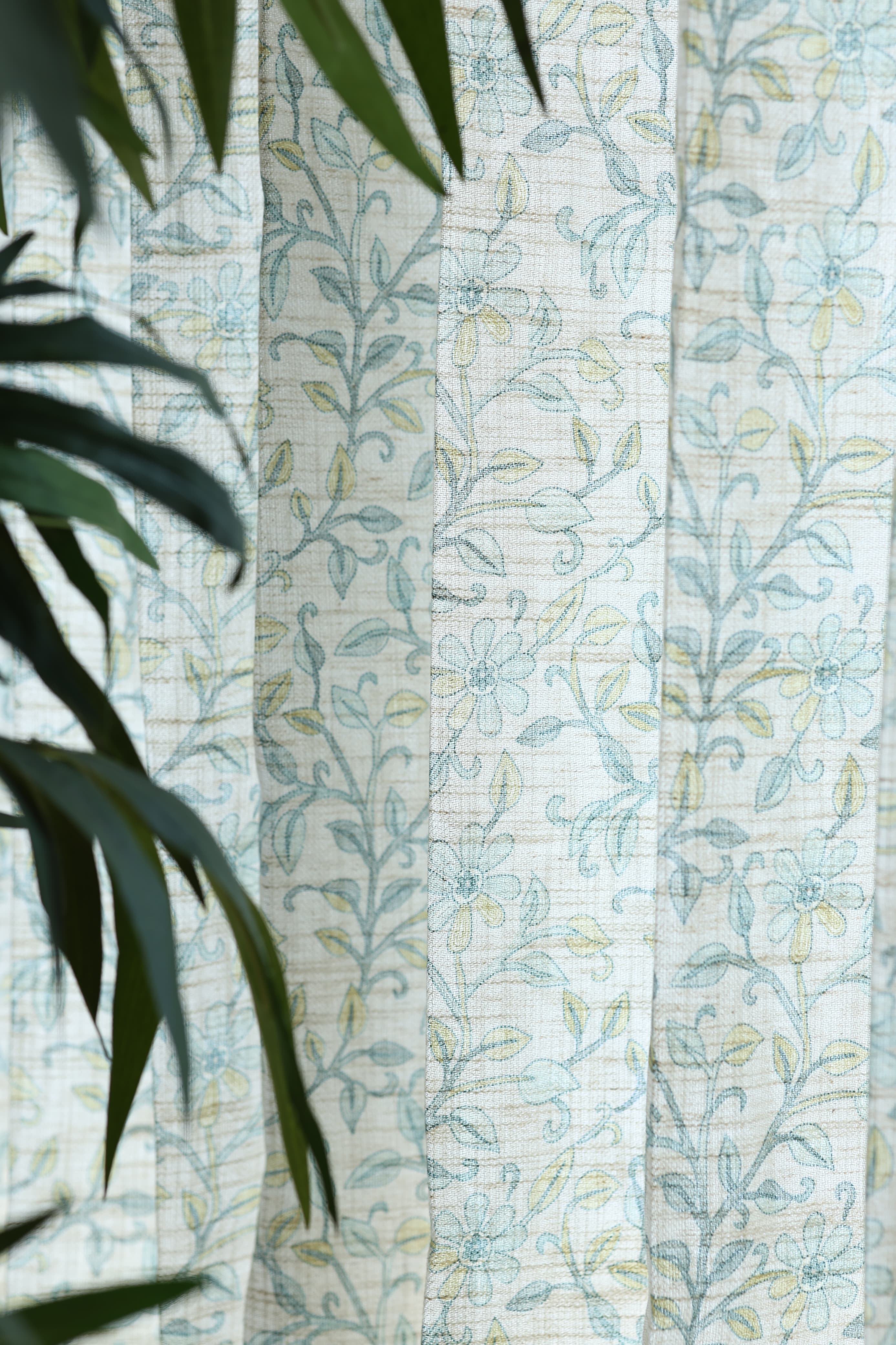 Curtains - Premium kantha print floral opaque curtains prebooking