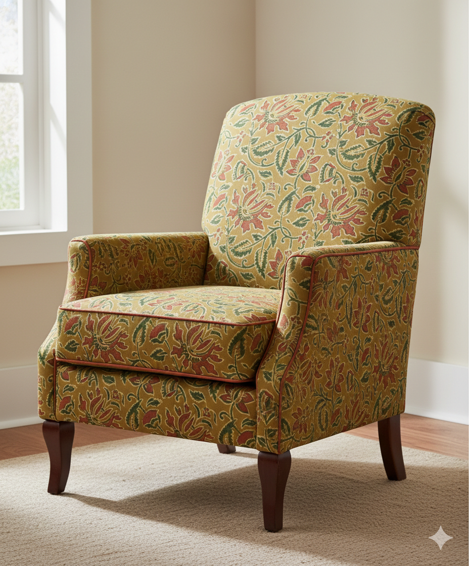 Upholstery fabrics -Ajrakh(Bagru)