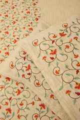 King : Spread : Embroidery Jute Bedspread